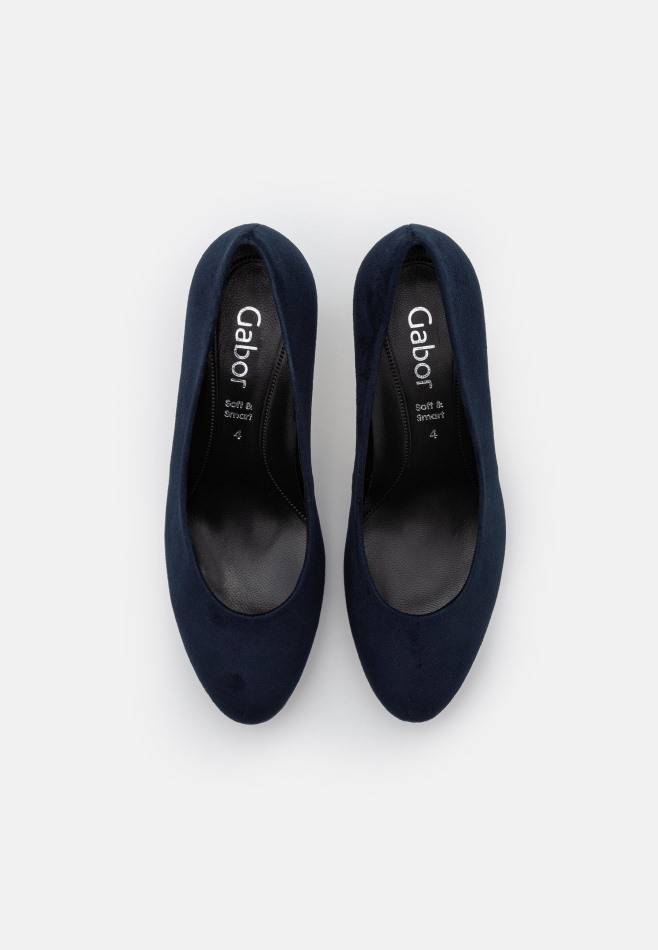 Gabour | Talons Hauts Dunkelblau Exclusifs
